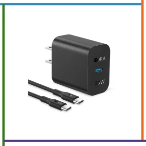 cargador tipo c de 20w y 3a de carga rapida